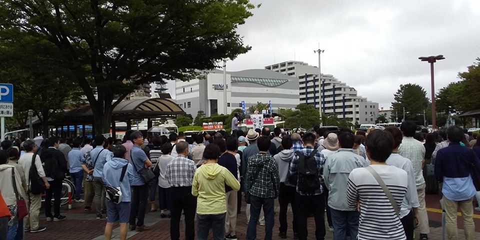 山口代表 千葉市に来たる！