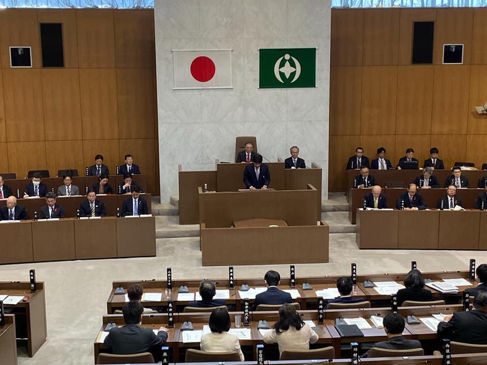 都市建設委員長として報告