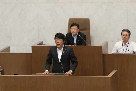 第２回定例議会（初の一般質問）