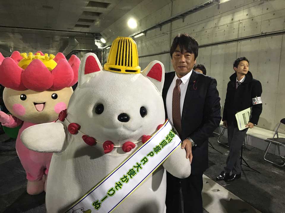 千葉市役所前地下道完成イベント