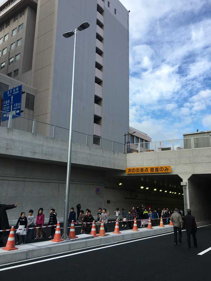 千葉市役所前地下道完成イベント