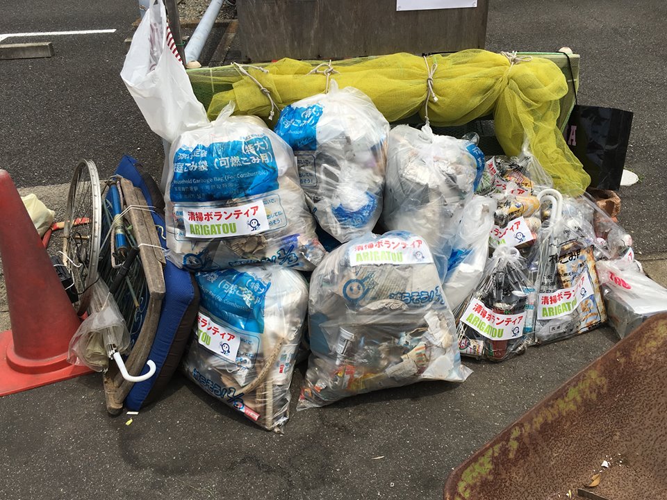 殿台南自治会のゴミクリーンデーに参加