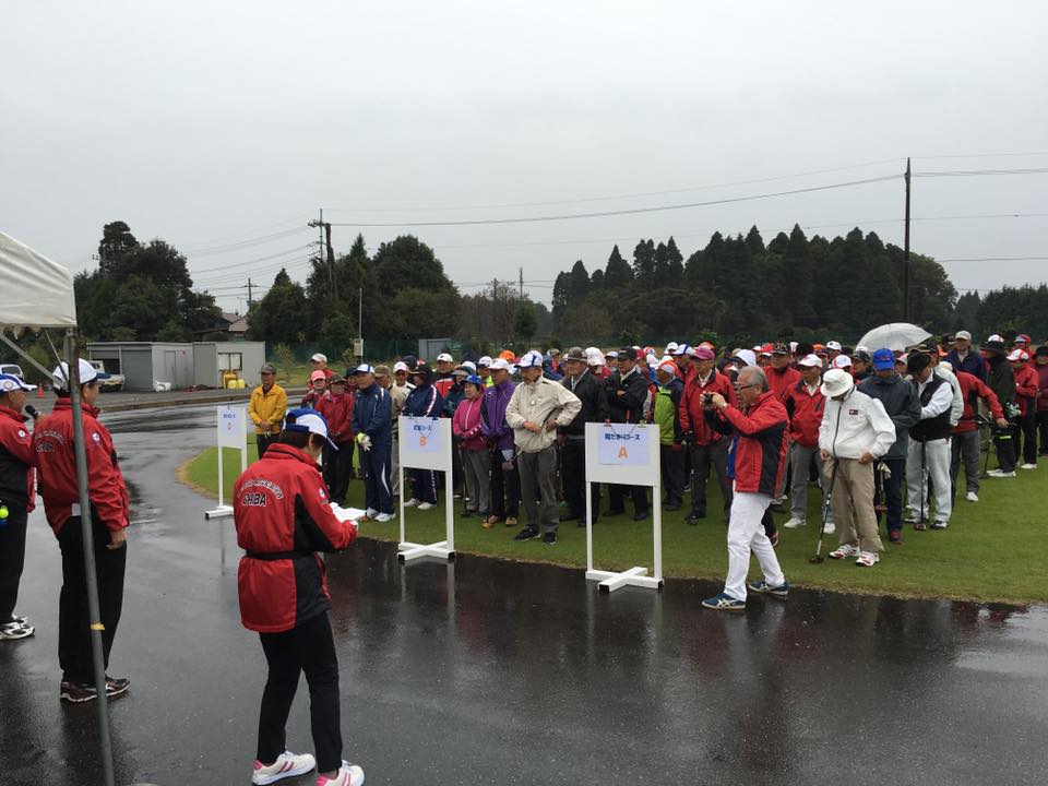 第３回連合会長杯パークゴルフ大会にてご挨拶
