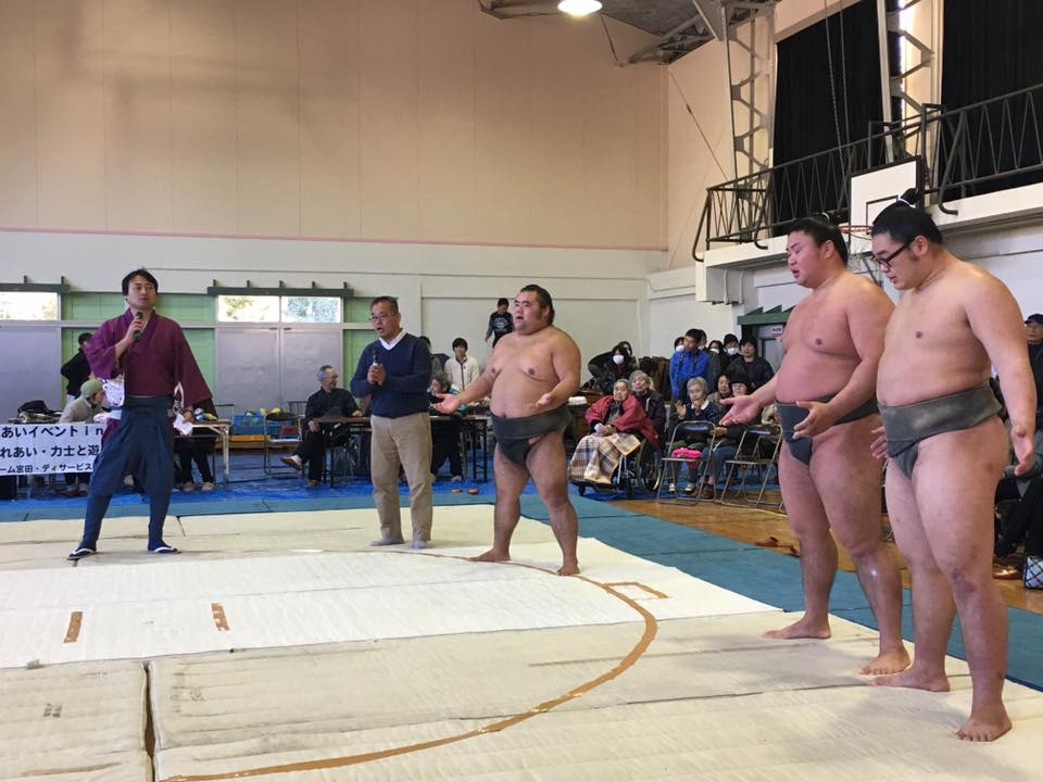 第４回『力士とふれあい、力士と遊ぼう』