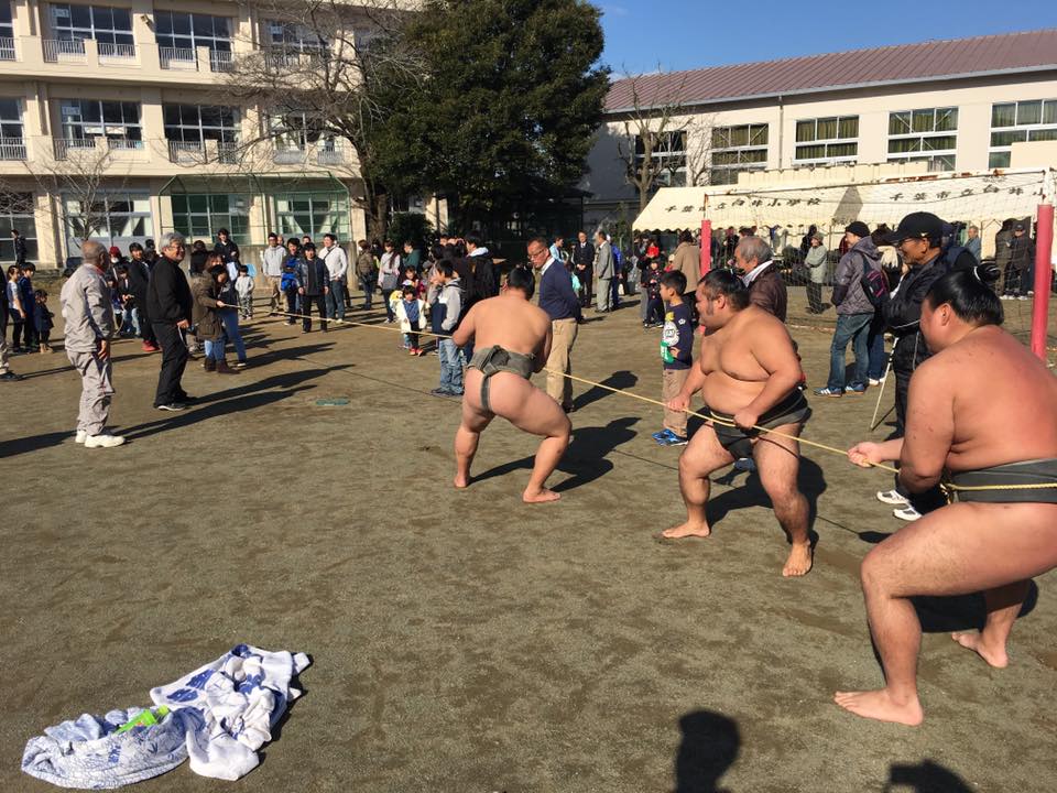 第４回『力士とふれあい、力士と遊ぼう』