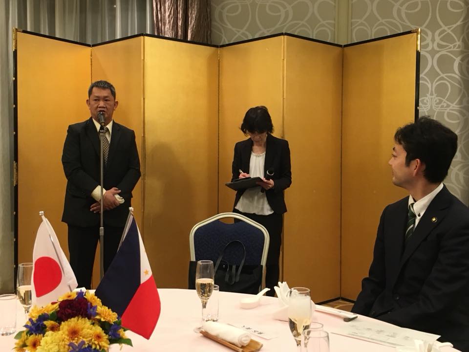 姉妹都市ケソン市との公式訪問歓迎レセプション