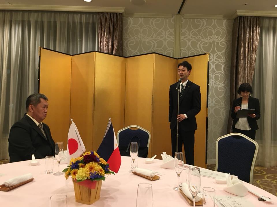 姉妹都市ケソン市との公式訪問歓迎レセプション